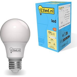 123led LED lamp E27 | Peer A60 | Mat | 2700K | 8W (60W)