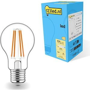 123led LED lamp E27 | Peer A60 | Filament | 2700K | 7W (60W)