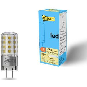 123led GY6.35 LED capsule | SMD | 2700K | Dimbaar | 4.5W (40W)