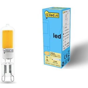 123led G9 LED capsule | COB | Helder | 2700K | 2.2W (25W)