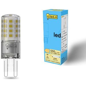 123led G9 LED capsule | SMD | 2700K | Dimbaar | 4.2W (45W)