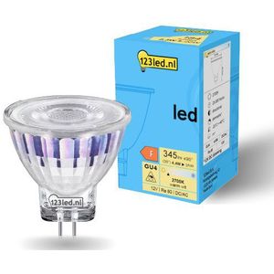 123led GU4 LED spot | MR11 | 2700K | Dimbaar | 4.4W (35W)