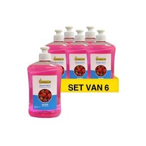 6x Afwasmiddel pink sensation 500 ml (123schoon huismerk)