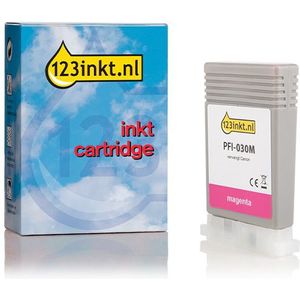 Canon PFI-030M inktcartridge magenta (123inkt huismerk)