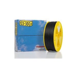 123-3D Filament Zwart 1,75 mm ABS 2,3 kg (Jupiter serie)