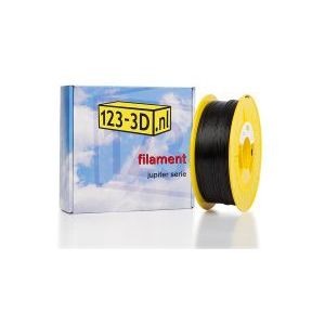 123-3D Filament Zwart 1,75 mm PETG 1 kg (Jupiter serie)