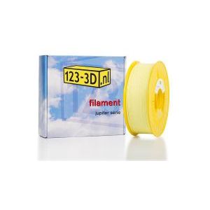 123-3D Pastel filament Lichtgeel 1,75 mm PLA 1,1 kg (Jupiter serie)