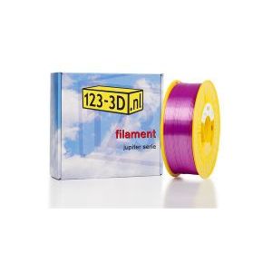 123-3D Satijn filament Fuchsia 1,75 mm PLA 1,1 kg (Jupiter serie)