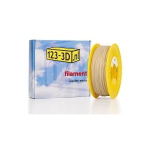 123-3D Flexibel filament Neutraal 1,75 mm TPE 43D 0,75 kg (Jupiter serie)