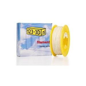 123-3D Flexibel filament Wit 1,75 mm TPE 43D 0,75 kg (Jupiter serie)