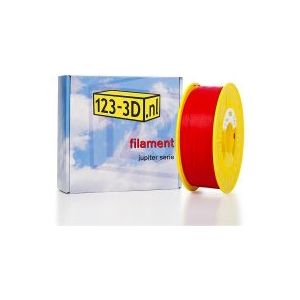 123-3D Filament rood 1,75 mm High Speed PLA 1,1 kg (Jupiter serie)