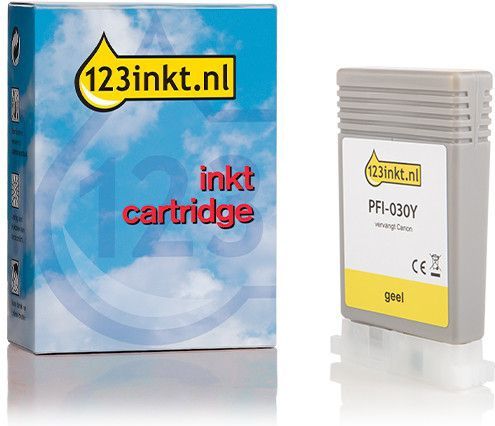 Inktcartridge - Geel - 55 ml - 123inkt Huismerk