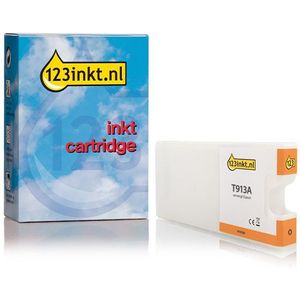 Epson T913A inktcartridge oranje (123inkt huismerk)