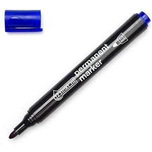 123inkt permanent marker blauw (2,5 mm rond)