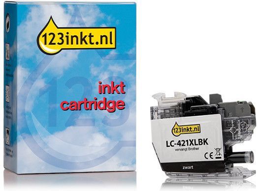 Sneltoner - LC-421XLBK - Inktcartridge - Zwart - 12.5 ml
