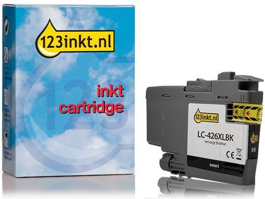 Inktcartridge - Zwart - 124 ml - Geschikt voor diverse Inkjetprinters