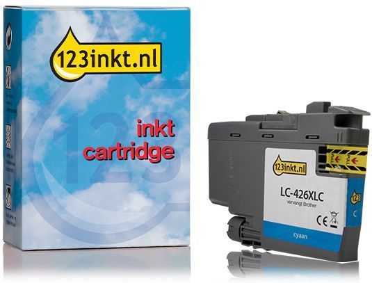 123inkt Cartridge - Cyaan - Inkt - 215 ml - Geschikt voor MFC-J Series
