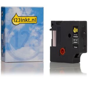 Dymo 1978365 tape wit op zwart 12 mm (123inkt huismerk)