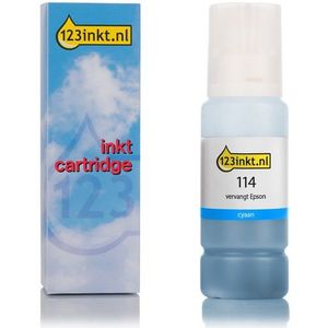123inkt - Inktfles - Cyaan - 70 ml