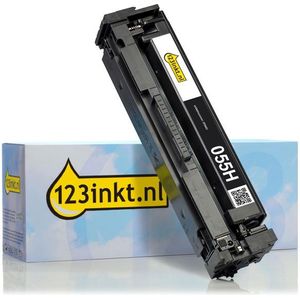123inkt - Canon 055H BK - Toner - Zwart - Hoge Capaciteit