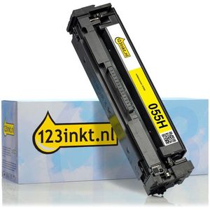 123inkt - Canon 055H - Toner - Geel - Hoge Capaciteit - 5.900 Pagina's
