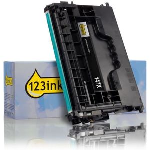 123inkt - Vervangt HP 147X Toner - Zwart - Hoge Capaciteit 30000 Afdrukken