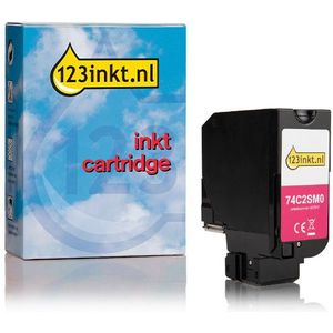 Lexmark 74C2SM0 toner magenta hoge capaciteit (123inkt huismerk)