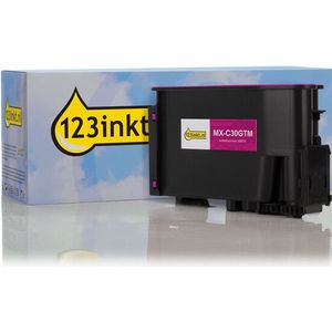 Sharp MX-C30GTM toner magenta (123inkt huismerk)