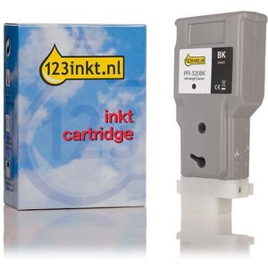 Canon PFI-320BK inktcartridge zwart hoge capaciteit (123inkt huismerk)