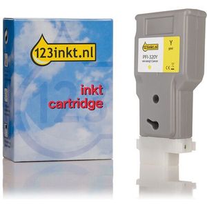 Canon PFI-320Y inktcartridge geel hoge capaciteit (123inkt huismerk)