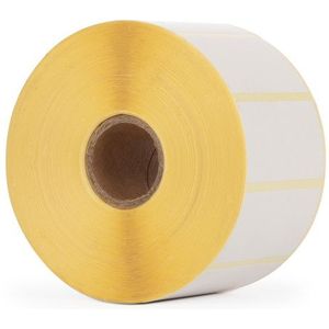 123inkt huismerk vervangt Brother RD-S05E1 voorgestanste labels 51 mm x 26 mm