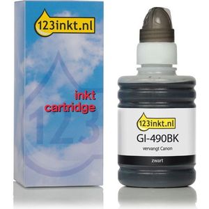 Inktfles - Zwart - 140 ml - Geschikt voor Canon PIXMA