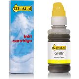 Inktfles - Geel - 70 ml - Geschikt voor Canon PIXMA G5050, G6050, G7050