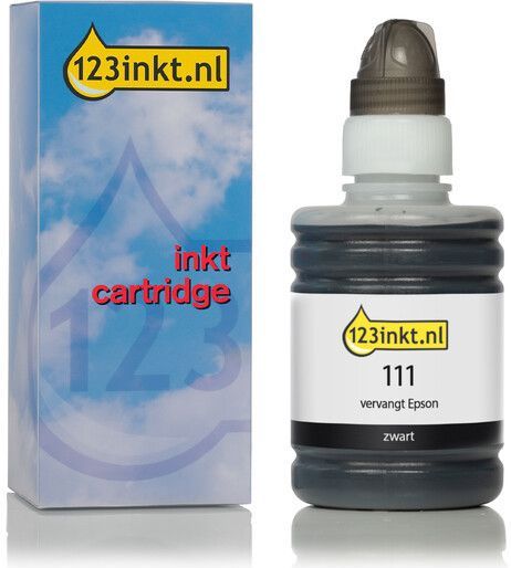 Inktfles Zwart - 140 ml - Huismerk