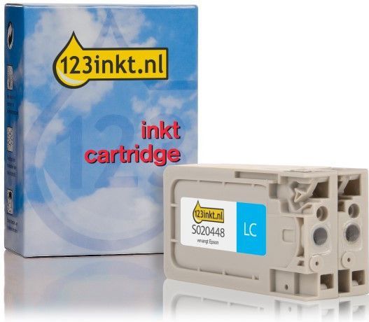 Epson - S020448 Inktcartridge - Licht Cyaan - Inhoud 34ml - 123inkt Huismerk