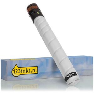 Konica Minolta TN-221K (A8K3150) toner zwart (123inkt huismerk)