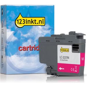 123inkt huismerk vervangt Brother LC-3237M inktcartridge magenta