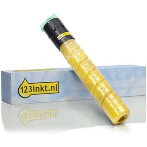 Ricoh - MP C2551HE Toner - Geel - 123inkt Huismerk - Hoge Capaciteit 10.500 Afdrukken