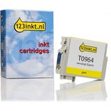 Inktcartridge - Geel - 123inkt Huismerk - Inhoud 13 ml