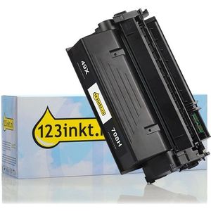 123inkt huismerk vervangt HP 49X (Q5949X) toner zwart extra hoge capaciteit