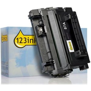 123inkt huismerk vervangt HP 87A (CF287A) toner zwart
