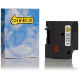 Dymo - S0718240 Tape - Permanent - Zwart op Wit - Polyester