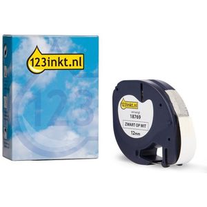 Dymo S0718850 - Tape - Wit - 12 mm - Opstrijkbaar