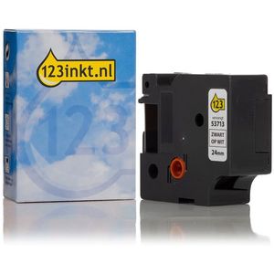 Tape - Zwart op Wit - Compatibel met Dymo Beletteringsystemen