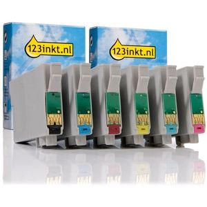 Epson aanbieding: T079-serie zwart + 5 kleuren Inktcartridge (123inkt huismerk)