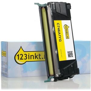 Lexmark C746A1YG toner geel (123inkt huismerk)