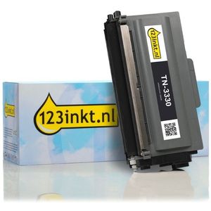 123inkt huismerk vervangt Brother TN-3330 toner zwart
