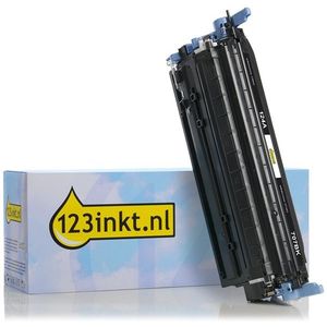 123inkt huismerk vervangt HP 124A (Q6000A) toner zwart