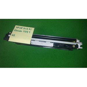 123inkt huismerk vervangt HP 126A (CE312A) toner geel