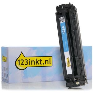 123inkt huismerk vervangt HP 128A (CE321A) toner cyaan
